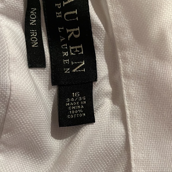 LAUREN RALPH LAUREN Mens Button Down Dress Shirt - Picture 6 of 6